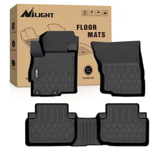 Nilight TPE Floor Mats - Custom Fit for Mitsubishi Eclipse Cross 2018-2025, All Weather, Heavy Duty Floor Liners with Durability, Easy to Clean, Fast Cleaning, Lifetime Service