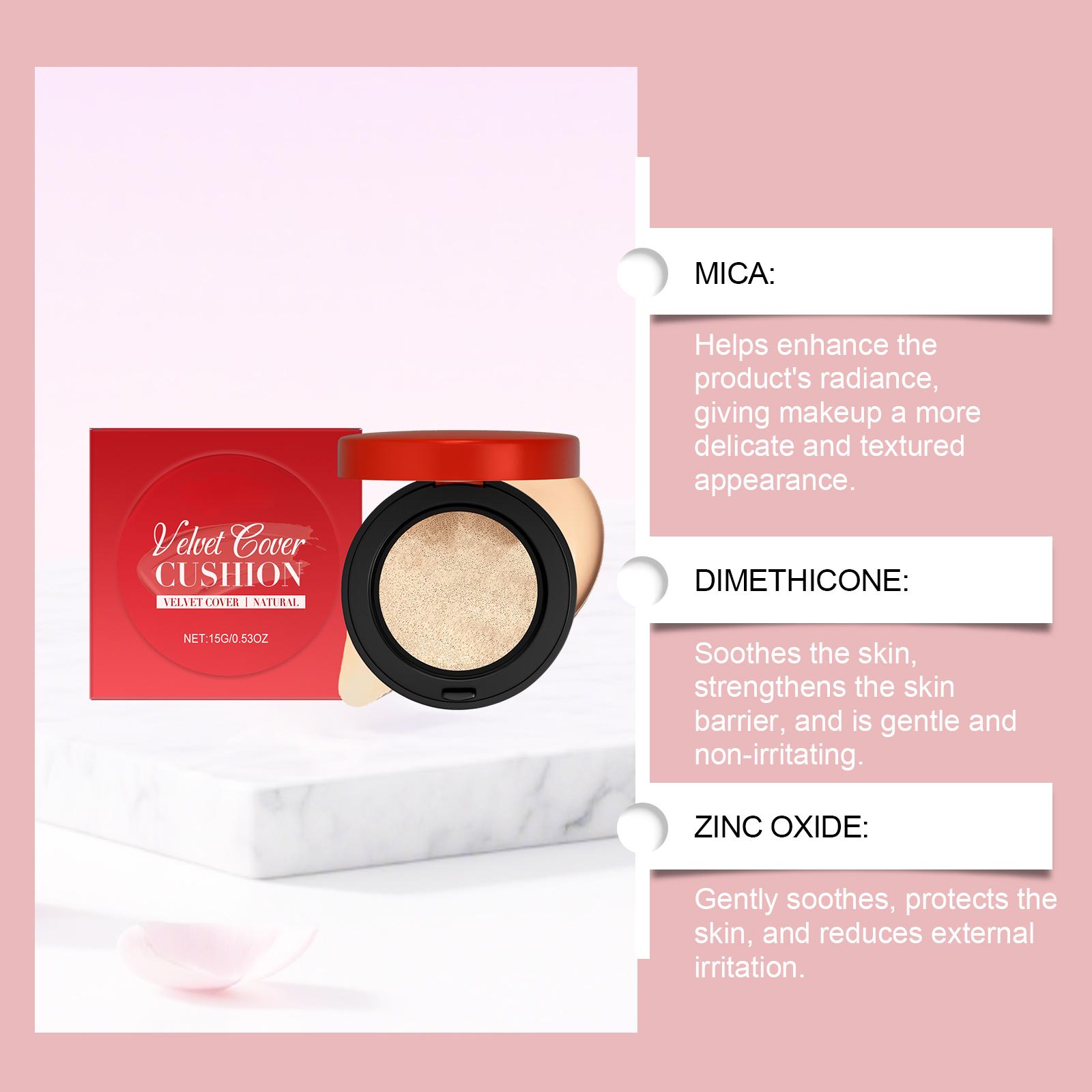 Moisturizing Concealer Cushion Natural Color Concealer Cushion Fine Texture Creates A Hydrated And Light Makeup Look