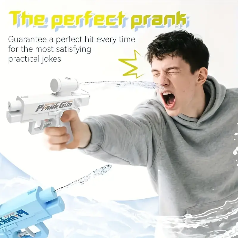 Spoof water guns with reversible switches, fun toys for parties and tricks
