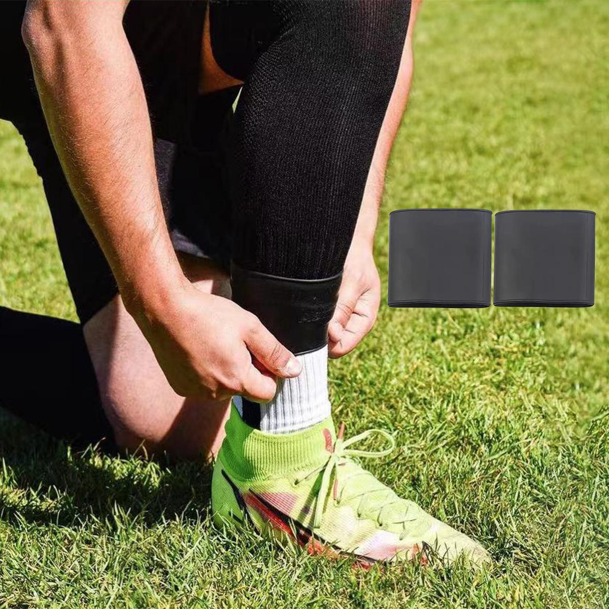 Anti-slip Silicone Shin Guard, 1 Pair Unisex Football Sports Shin Protection Accessories, Protective Gear for Men & Women Outdoor Sports, Soccer Training Equipment