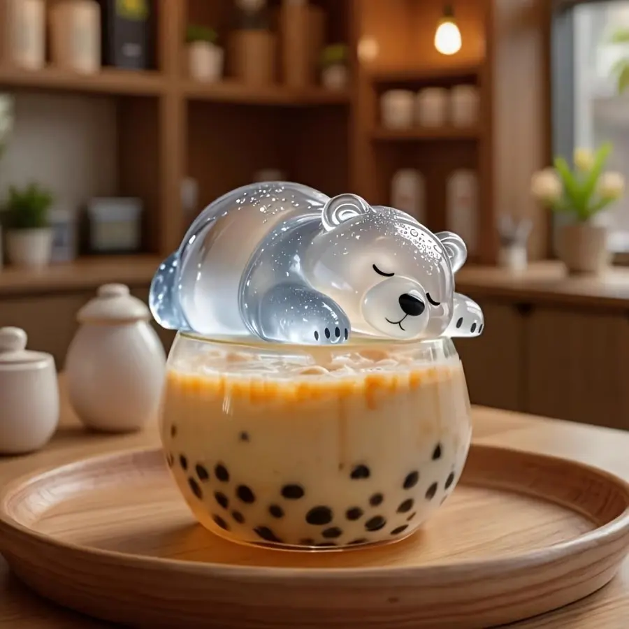 Cute Bear Design Silicone Mold for Pudding, Ice Cream, Chocolate, DIY Ice Cubes, Cakes, Durable and Playful, Perfect for Baking and Crafting, Candy Molds