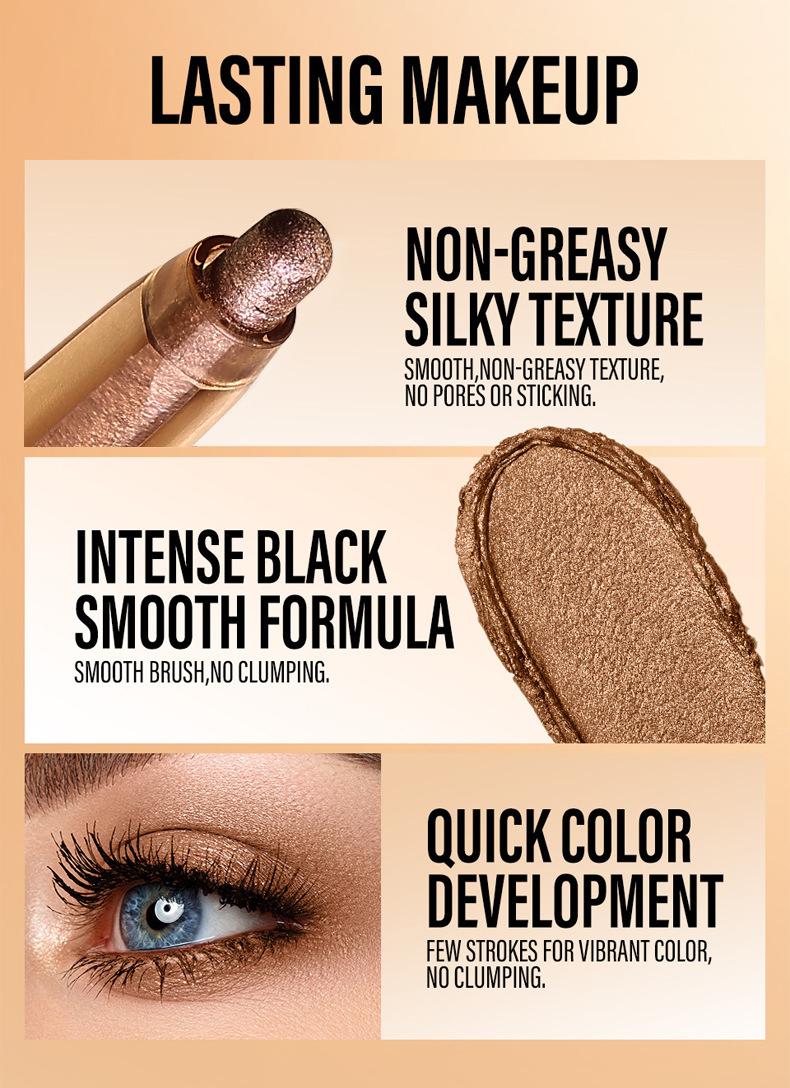 PAGE VINE Highlighter Eyeshadow Stick Amazon TK Under-Eye Shadow Pen 12-Color Eyeshadow High-End Eyeshadow