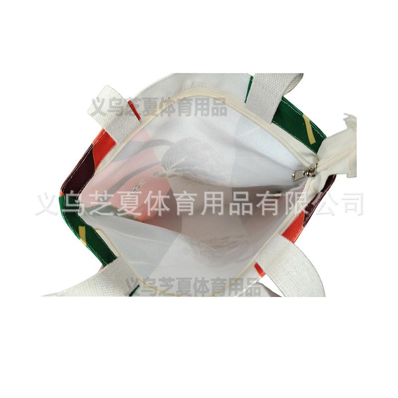 New 2026 US, Canada and Mexico World Cup Products Mexico Canvas Bag Storage Bag Free Design Football Bag gym Pastel Embroidered Tote