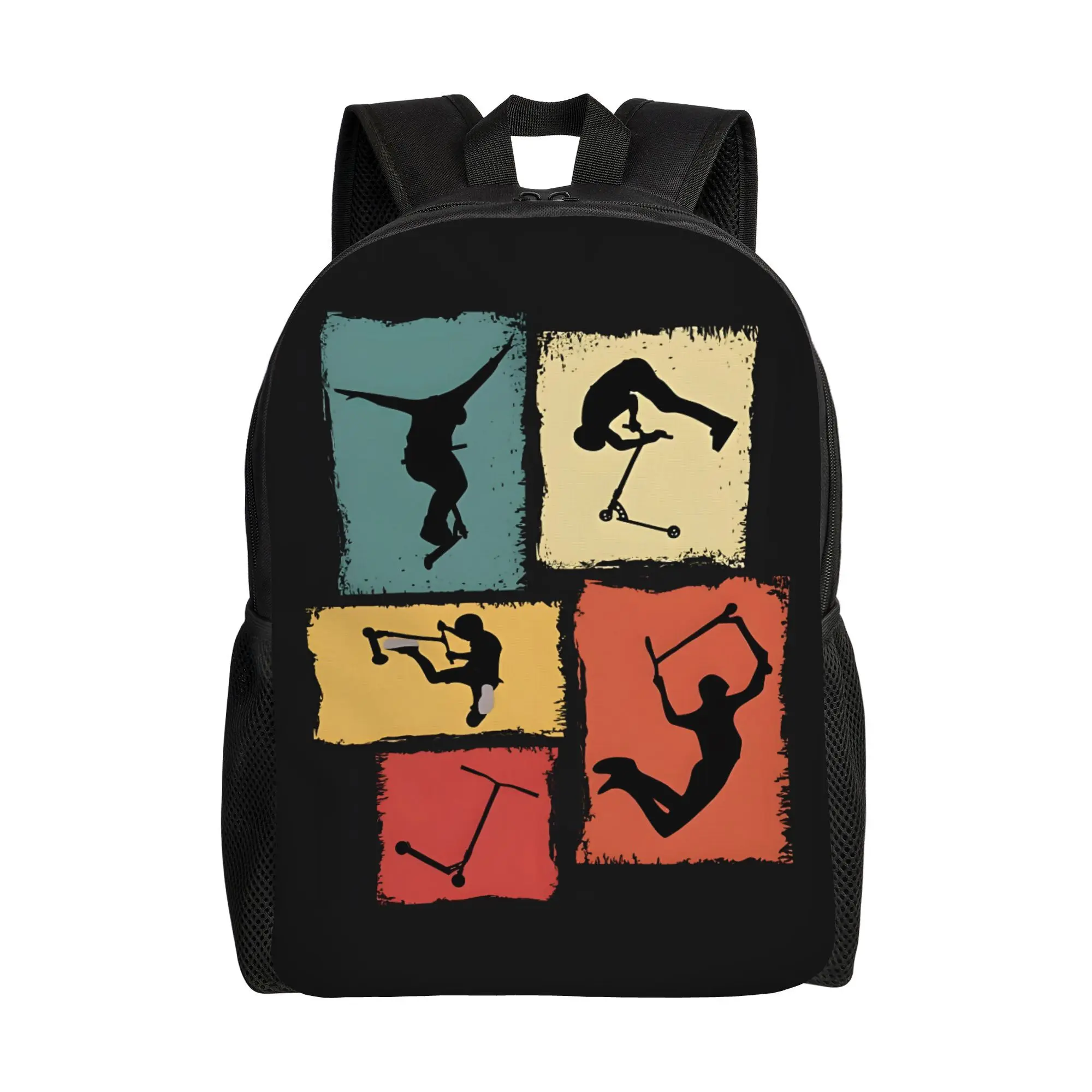 Fashionable backpack, designed with free-style stunt scooter techniques, perfect for travel, commuting, and leisure use, designed for everyone