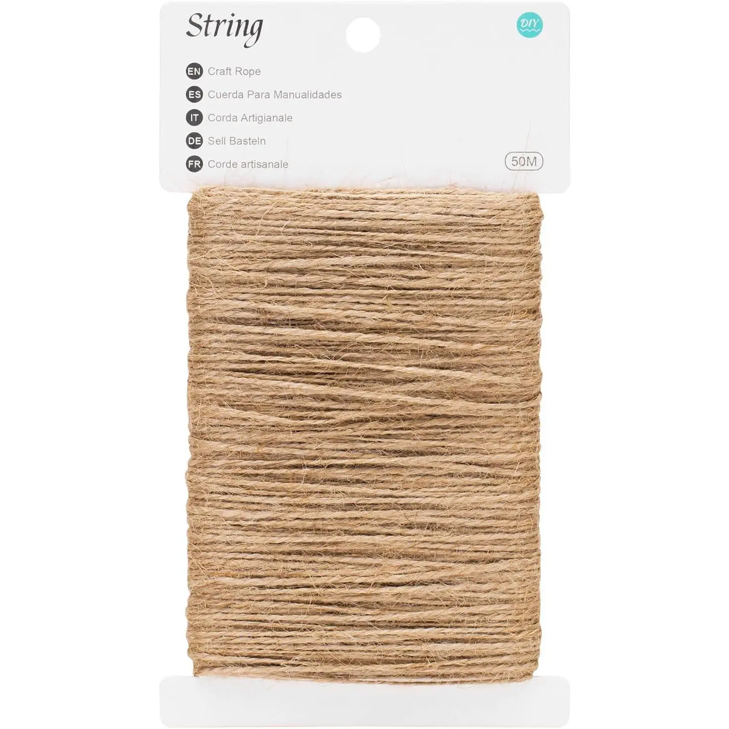 2mm  Jute Twine String 164  Long Twine String for Crafts, Arts,  Wrapping, Packing,  Tags, Wedding,  Decor
