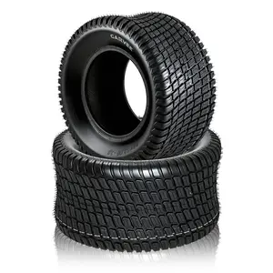 Garvee New Upgraded 2pcs 24x12-12 (Set of 2) 24x12-12 Lawn Mower Tires, 4 Ply Tubeless Turf Tires, 1700LBS Load 20 PSI, Commercial Wide Tires for Tractors Carts, 24x12x12 Lawn Mower Tire Off-Road Use Only