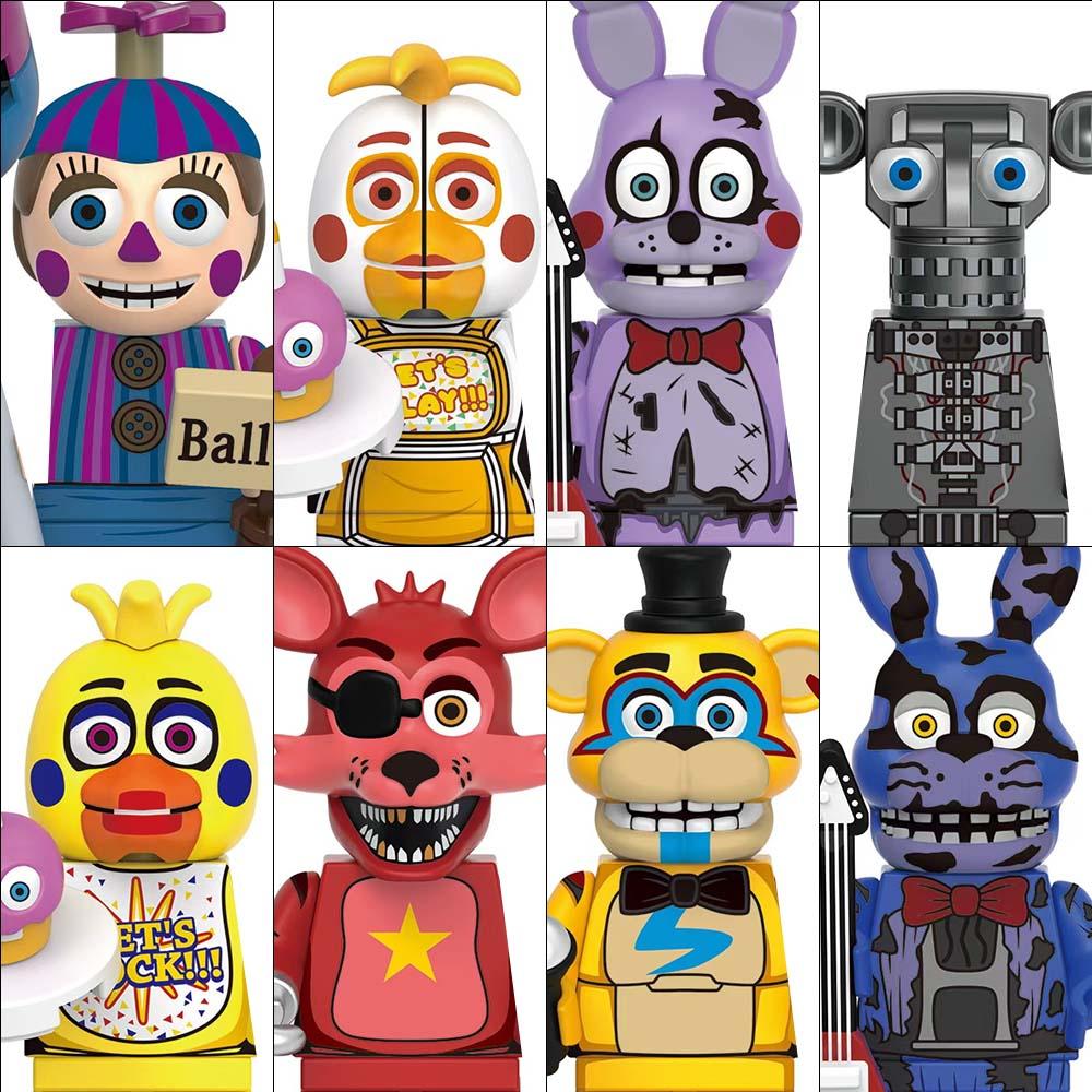 Anime Cartoon Model Bricks Horrible Thriller Mini Compatible Assemble Puzzle Toy Building Blocks Gifts