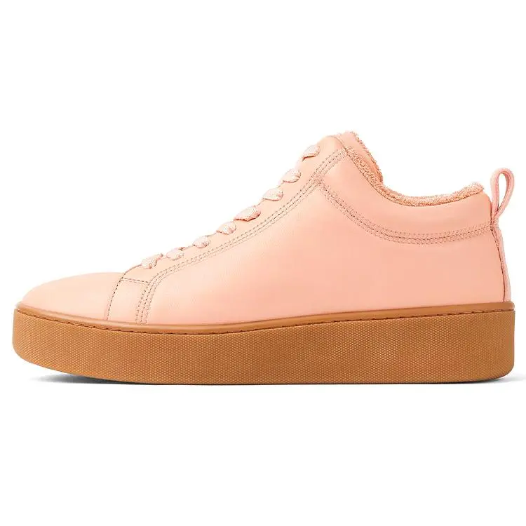 Women's Bottega Veneta Quilted Casual Walking Shoes - Peach Trainer Footwear, House White Official Verifiable Maison Mihara Shoes with Credentials & Global Authentication Support