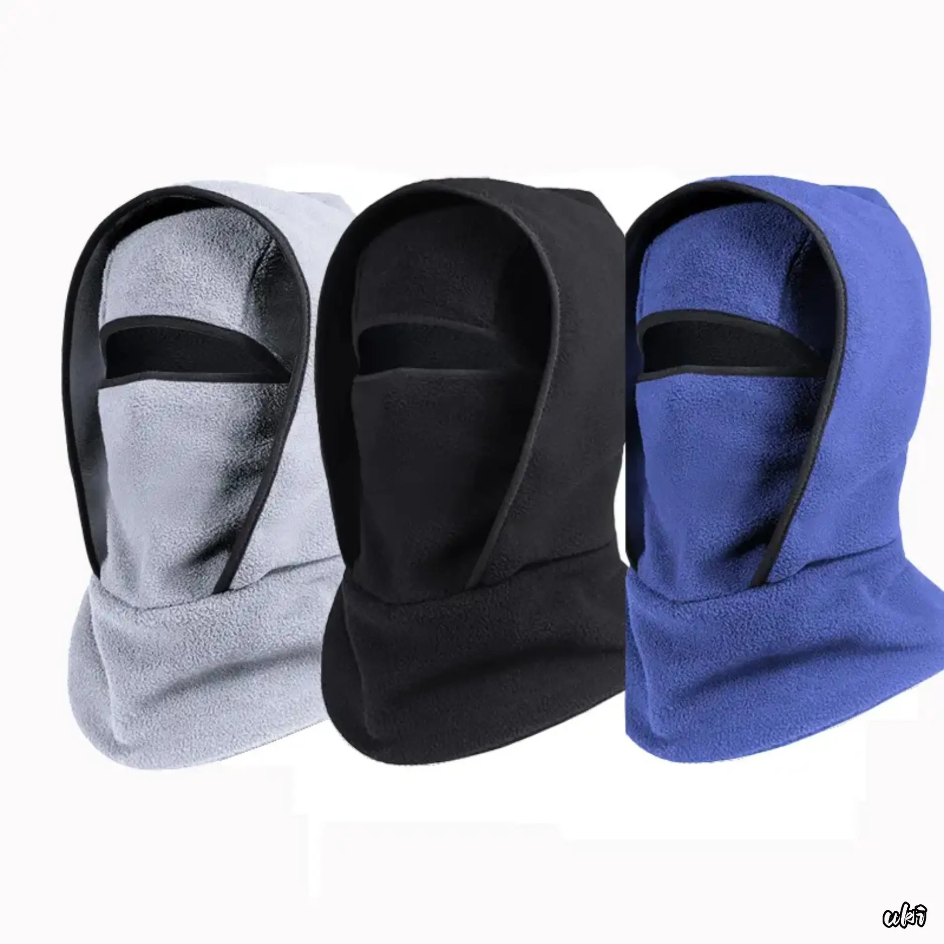 New Universal Microfiber Full Cover Hat for Adults, Integrated Band Cold-Defense Neck Guard Balaclava with Neck Coverage, Wind Resistant Hat for Cycling, Skiing, Full Cover Hats, Neck Guard Balaclavas