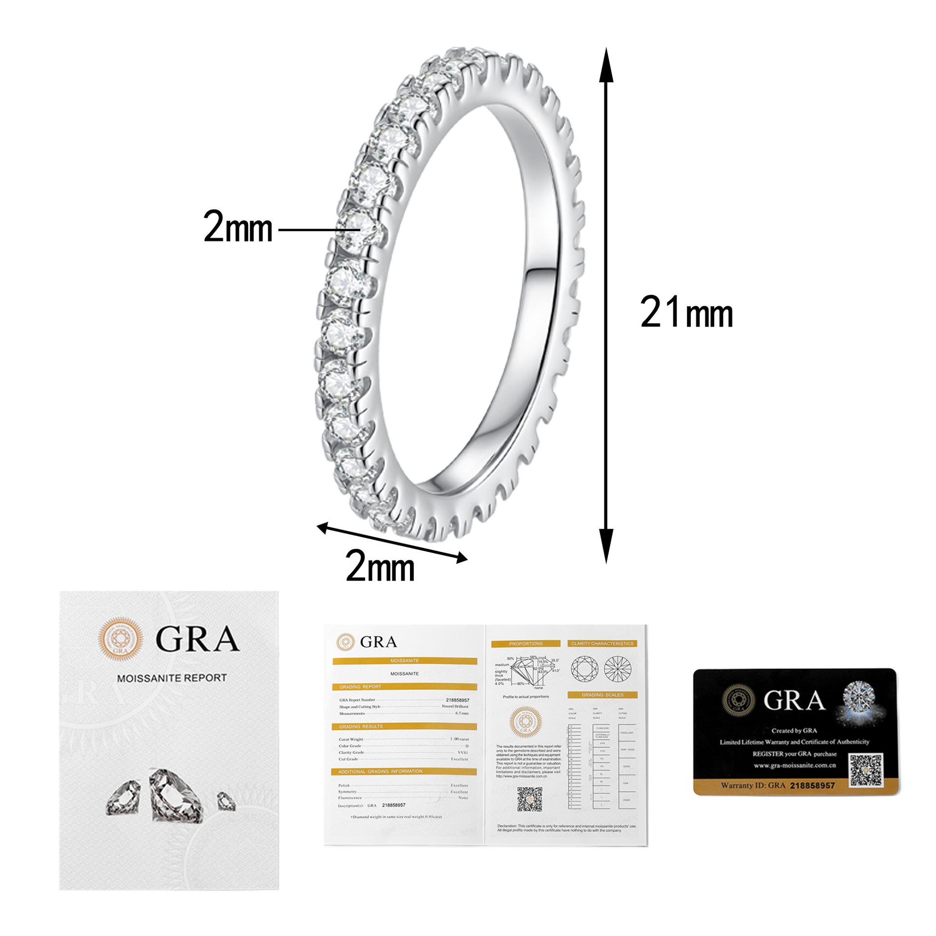 S925 Sterling Silver Ring - Set with Moissanite for Dazzling Brilliance| Wearable Everyday| Understated Luxury Style| Circular Design, Showcasing a Distinctive Niche Aesthetic