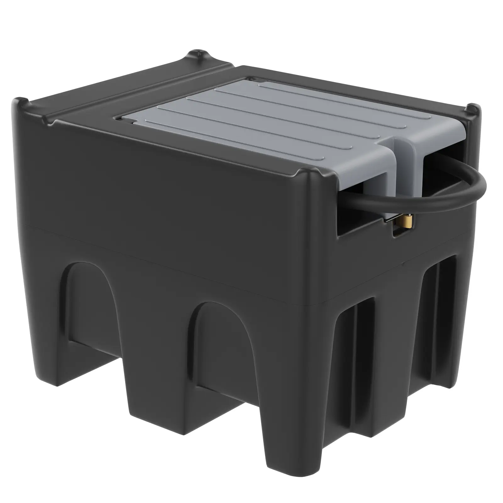 GAOMON Portable Fuel Injector & Gasoline Transfer Tank - 116 Gallon Capacity - 12V Electric Fuel Pump - 10 GPM Current Rate - 13.1ft Hose - Auto Fueling Nozzle - Heavy-Duty Fuel Storage & Transportation - Compatible for Vehicle Maintenance Workshops -