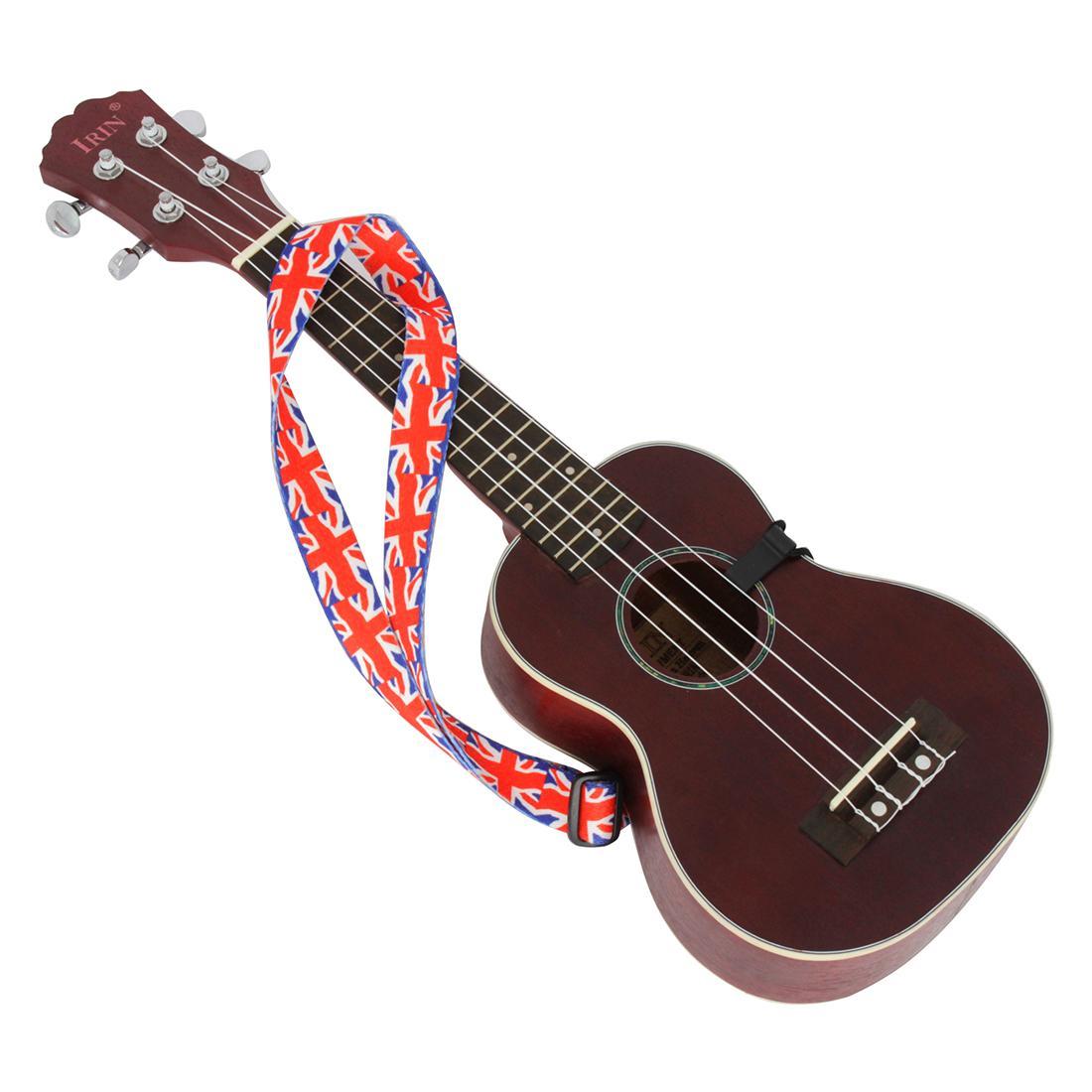 Ukulele Strap, 1 Count Colorful Adjustable Ukulele Strap, Musical Instrument Strap, Guitar Strap, Music Accessories for Guitar & Bass