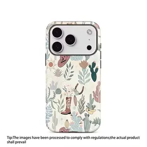 Phone Case - Shiny 2-in-1 Design, Denim Theme, featuring a sturdy double-layer structure for strength and impact resistance, durable and drop-proof, compatible with iPhone 17, 16, 15, 14, 13, 12, 11, Air, Plus, Pro, Max and Galaxy series.
