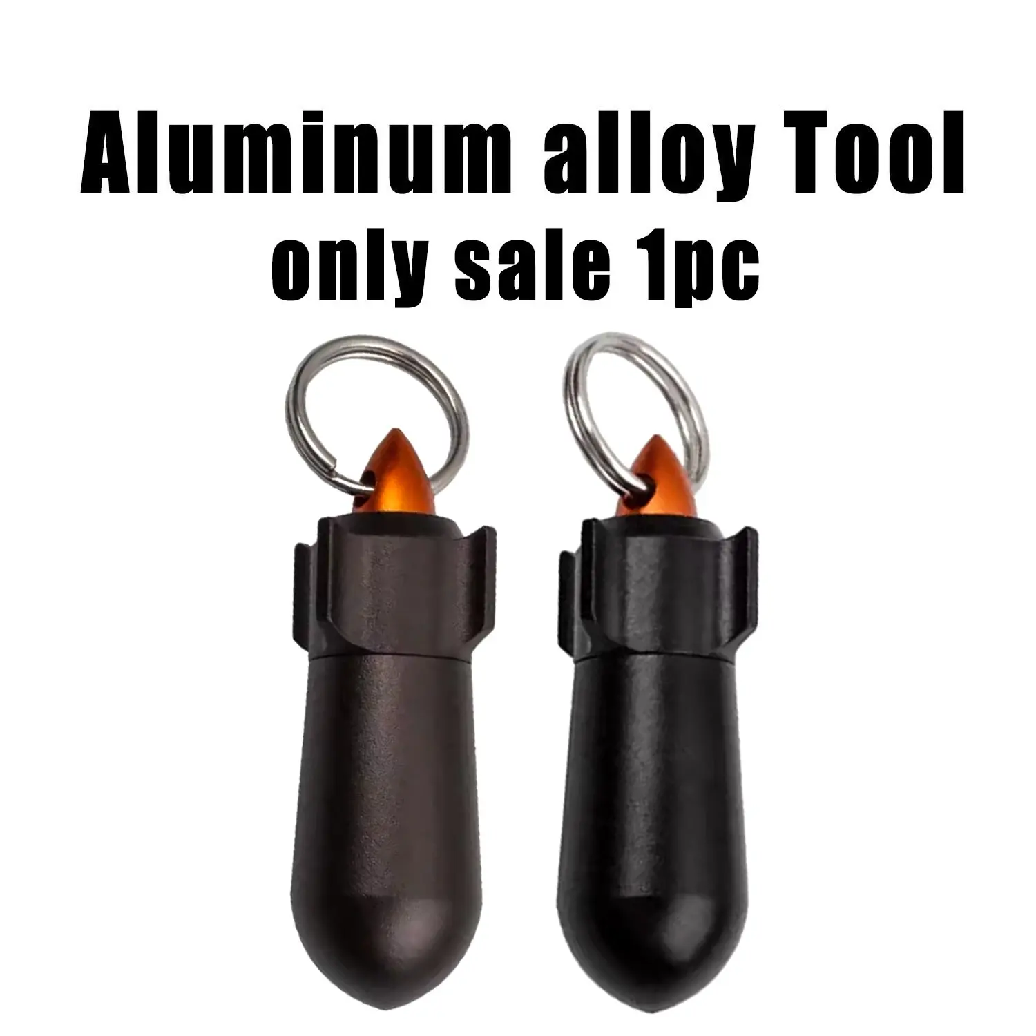 Aluminium Waterproof Pill Container, Portable Mini Pill Box, Keychain Pill Storage, Keychain Tool, Keychain Accessories