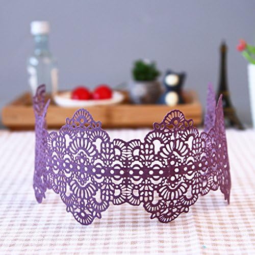 Fondant Lace Mold,  Lace Mould for Cake Decorating Molds  Shapes Border Decoration, Fondant Impression Mat Purple for  Sugar Sugarcraft Candy Cupcake Baking Embossing