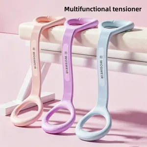8-character tension open shoulder back legs bold soft rubber indoor household elastic device