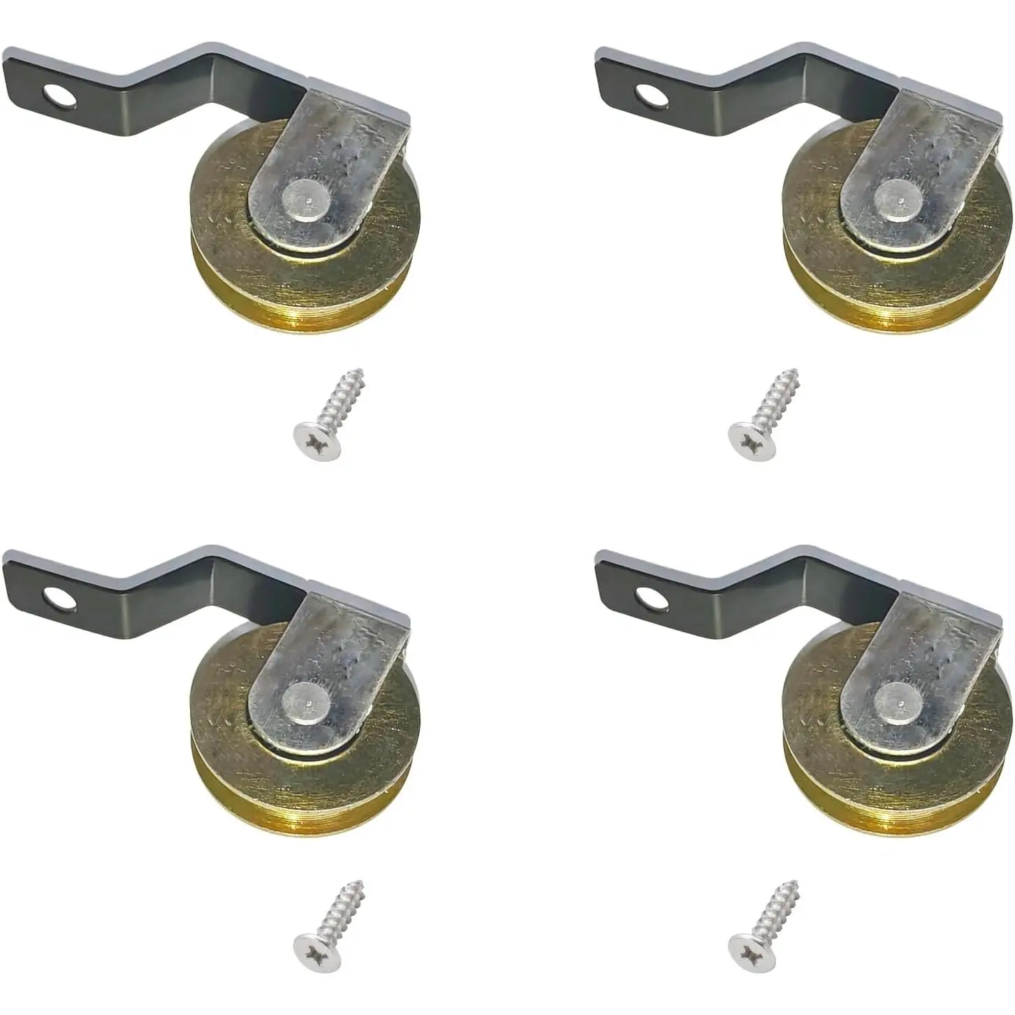 8 count 1 inch Heavy Duty Anti Detonation Sliding Screen Door Roller  Kit with V Bias Bent Tension Springs for Patio DIY Screen Door  Roller
