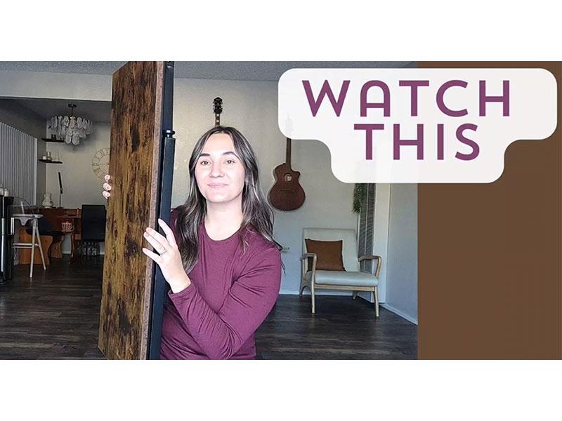 Small Computer Desk Folding Table - 35.8" Foldable Office Desk, No Assembly, Perfect for Small Spaces in Bedroom, Dorm, or Apartment, Portable Mini Desk or Study Table with Compact Design, Brown