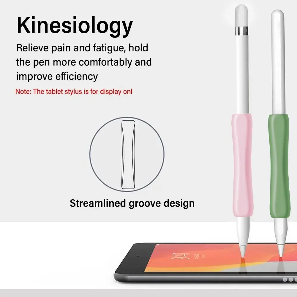 Apple Pencil 2nd Generation Pen Grip, Silicone Non-Slip Comfortable Handle, Ideal for Handwriting, Durable and Ergonomic Design