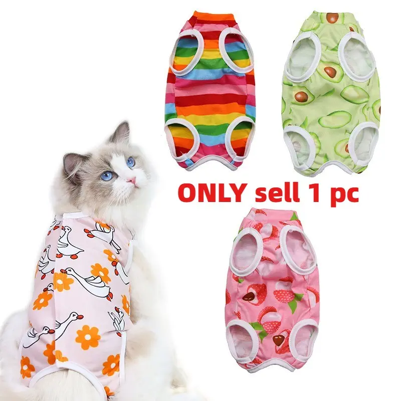 Cat Spay Surgery Coat, Dog Clothes for All Seasons, Husky Clothes, Puppy Clothes, Post-Op Pet Apparel, Suitable for Cats and Small to Medium Dogs