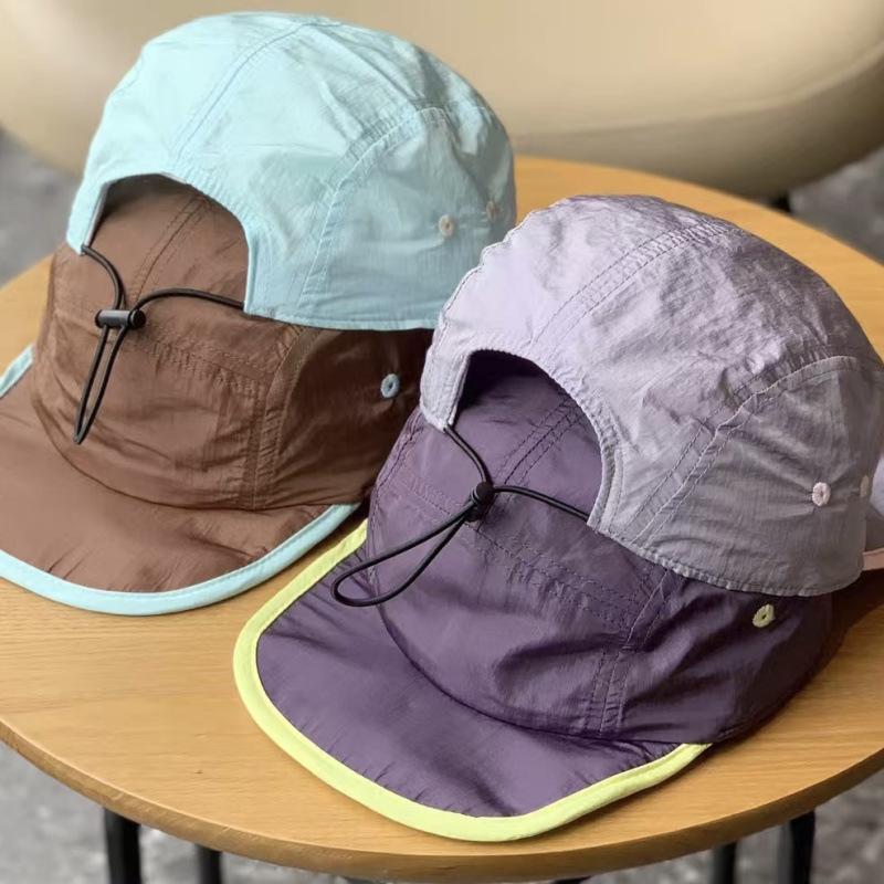 5 Panel Cap Quick Dry Lightweight Breathable Hat Adjustable Running Cap for Men Women Outdoor Hiking Cycling Travel Summer Sun Hat