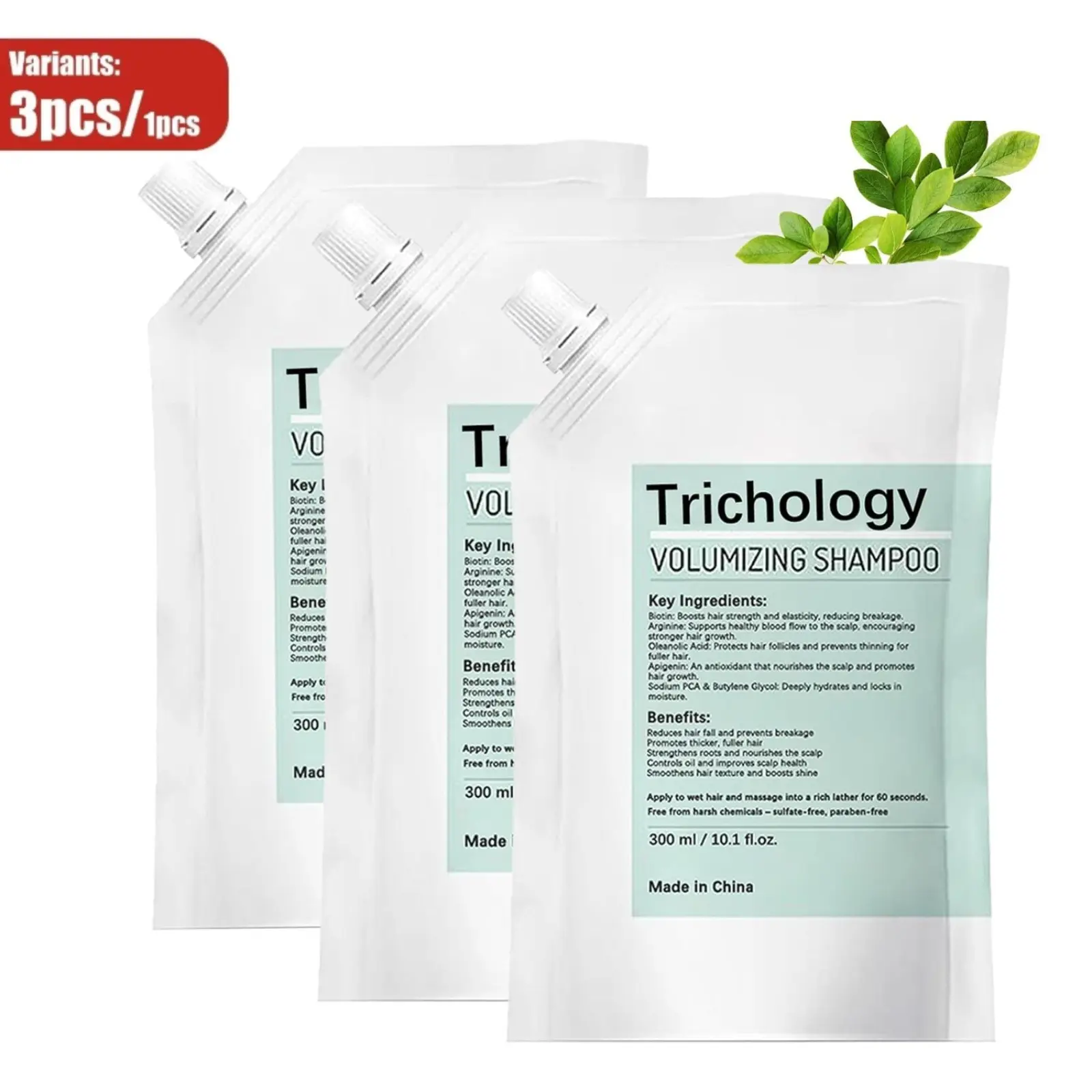 Shampoo | Anti-Hair Fall & Less Shedding & Volumizing Shampoo | Biotin, Arginine & Oleanolic Acid Strengthens Roots Promotes Hair Growth Oil Control & Scalp Nourishment