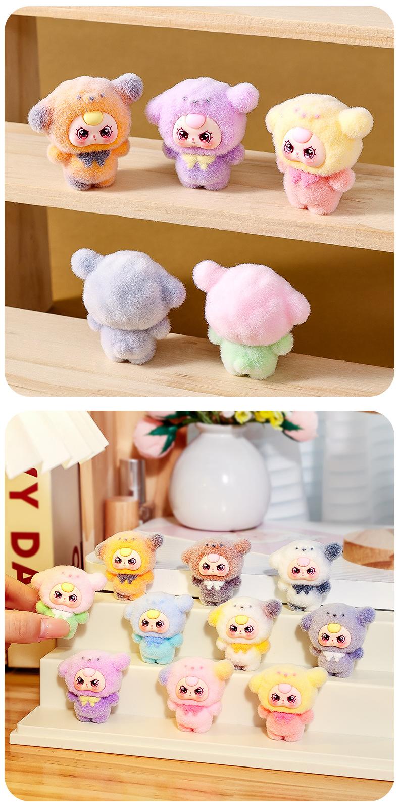 Baby three puppy Series Fluffy plush doll Blind Box