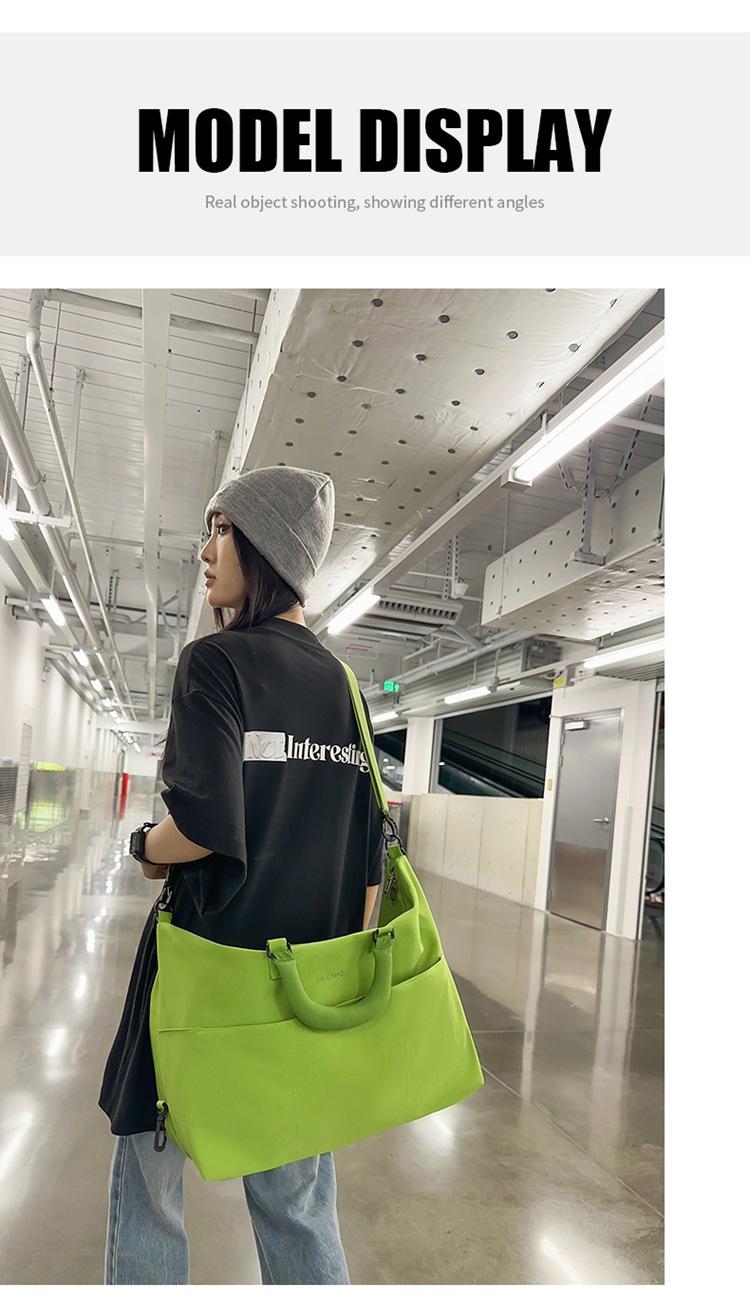 Dry and wet separation storage crossbody bag 2026 new Hong Kong style large-capacity shoulder bag versatile sports outdoor fitness bag