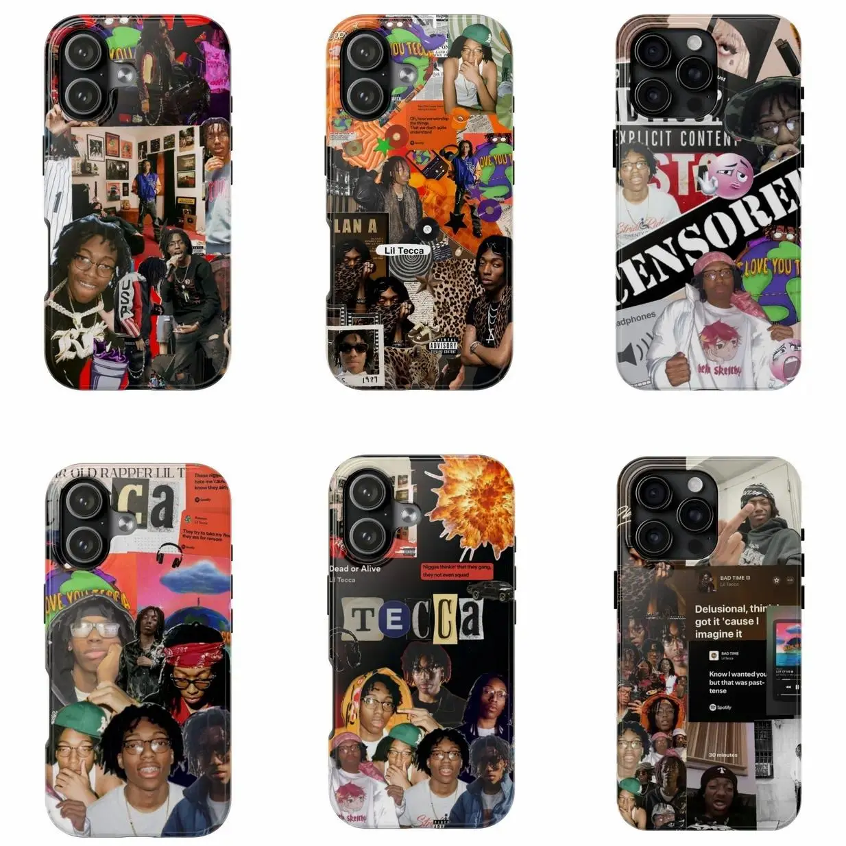 Lil Tecca Dopamine Experience Tour Phone Case, Lil Tecca Phone Cover Suitable for iPhone 17-11 Pro Max/Plus and  Samsung Galaxy S23-25