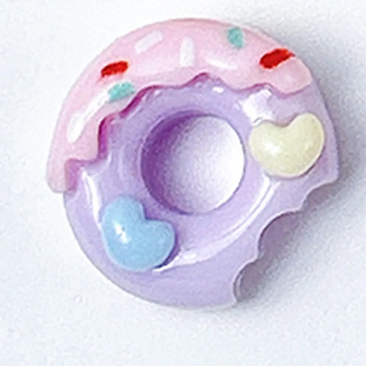 Kawaii Donut Nail Charms, Pastel Fake Food Resin Pieces for Manicure & Crafts，Resin Donut Nail Art Decorations, Mini Food Play Stickers, DIY Cream Glue Phone Case Accessories, Creative Beauty Supplies, Nail Art Products