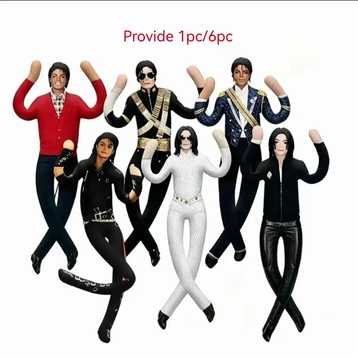 Michael Jackson Role-Play Doll, Plush Soft Huggable Puppet, Collectible Soft Filled Toy, Room Decor, Multi-Jointed Action Figure, Articulated Figures, Gift
