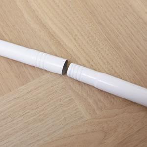 Queen Size Bed Frame with Outer, Thickened Poles & Four Corner Brackets, Compatible with/Wood Base for Bedroom (White)