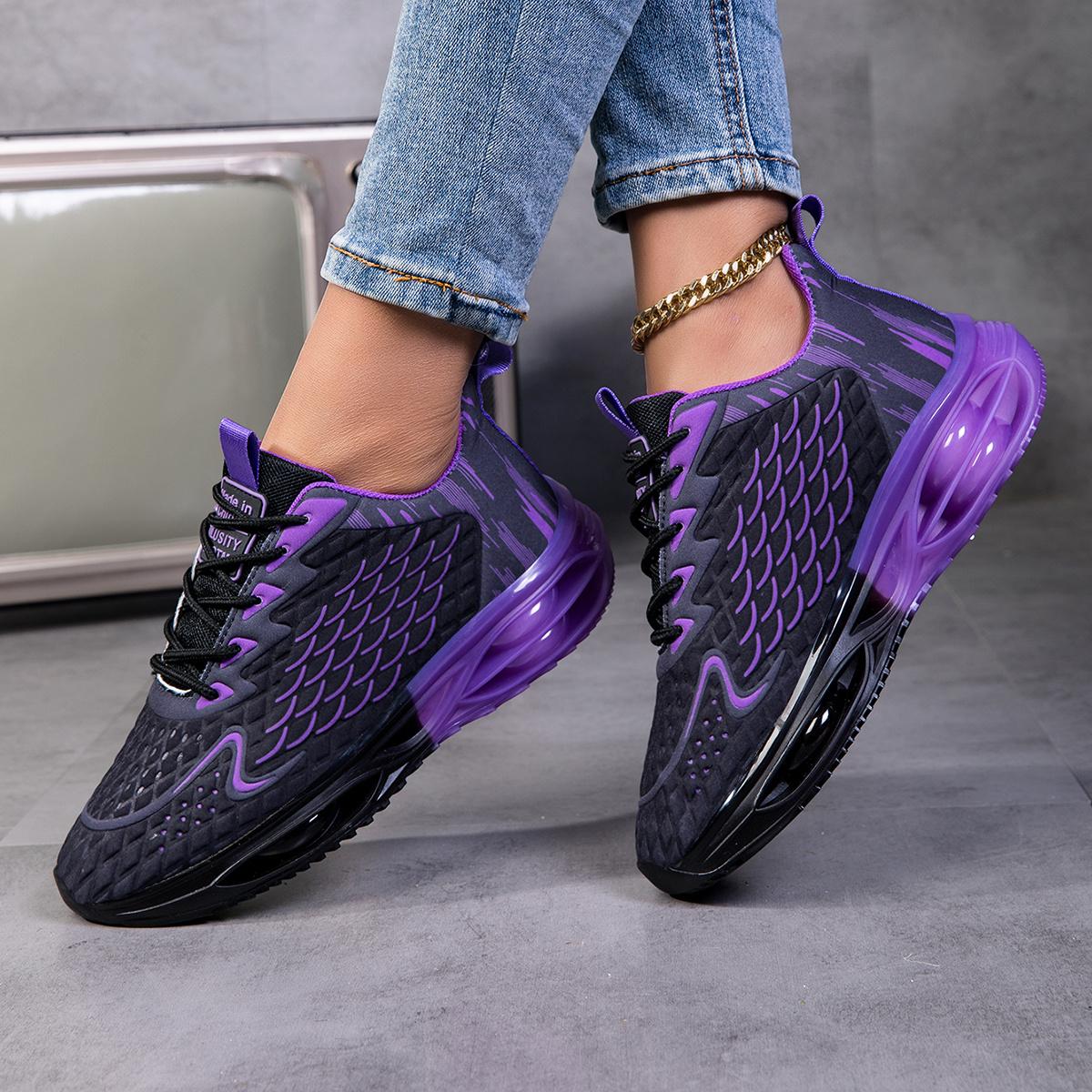 Women's New Breathable Professional Running Shoes Spring Road Cushioning Lightweight Thick Sole Casual Shoes Breathable Women's Running Shoes, Comfortable Ankle Sock Shoes Fitness Wlking Shoes, Foam Runners Basketball Shoes.