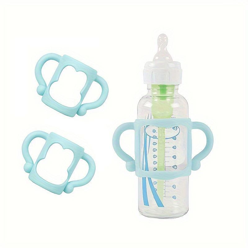 1pcs/2pcs Baby Bottle Handles and Silicone Sleeves, Multi-Functional Design for Easy Grip, Ideal for Confident Infant Newborn Baby Feeding