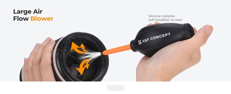K&F CONCEPT 15-1 Professional Cleaning Kit for DSLR Cameras and Sensitive Electronics, Bundle with Lens Cleaner - Camera Accessories & Photography Accessorie for DSLR Camera Lens Filter Cell Phones