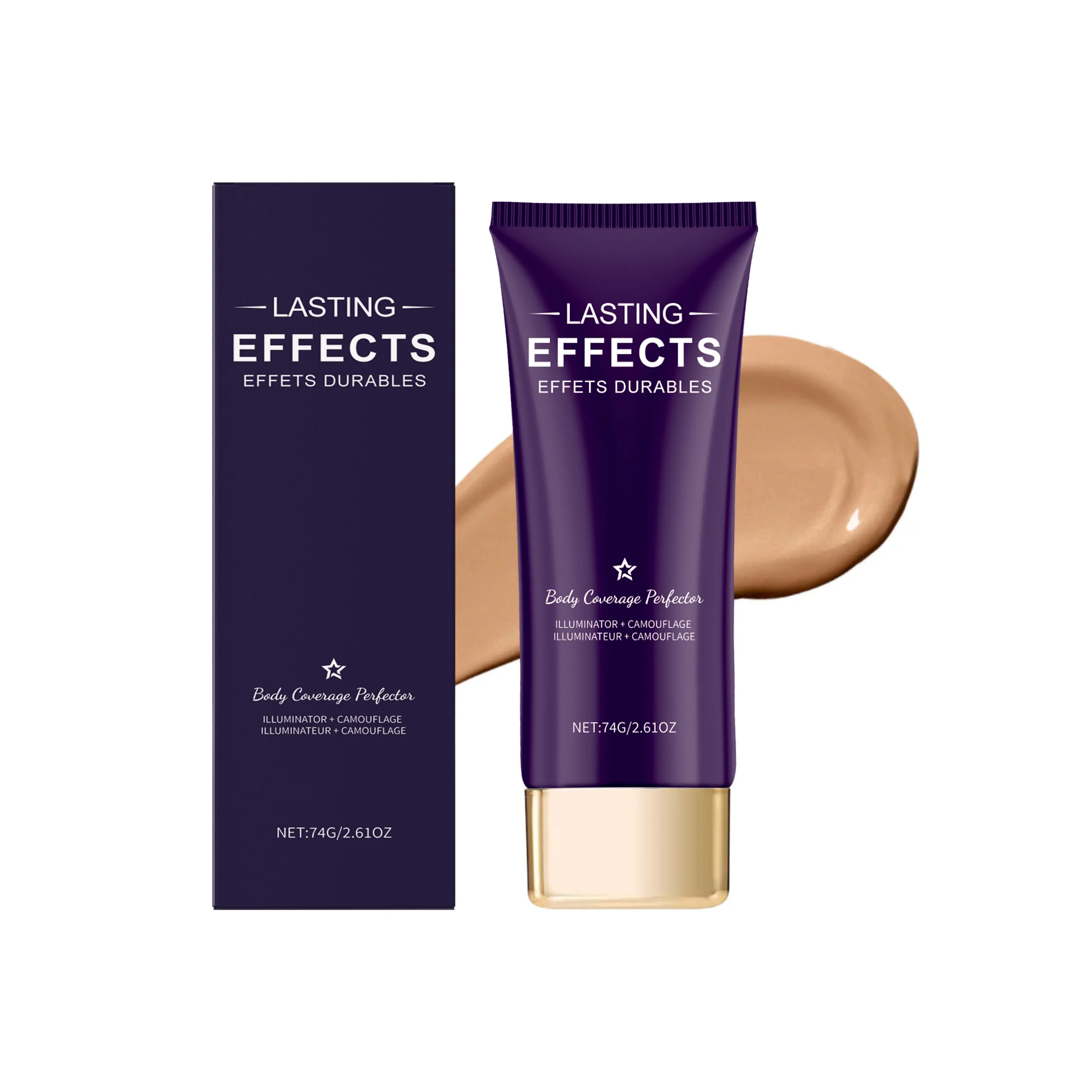 Natural Skin Tone Hydrating Concealer Cream - Daily Makeup Facial Concealer, Non-Sticking Formula