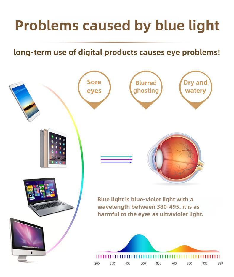 3pcs Unisex Square Frame Blue Light Blocking Glasses - Stylish Campus Look, Face-Flattering Optical Eyewea