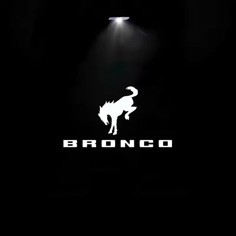 Car Door LED HD Welcome Courtesy Shadow Projector Lamp, Logo Light for Ford Bronco, Led Car Lights, Car Accessories, Enhance Your Vehicle's Aesthetics