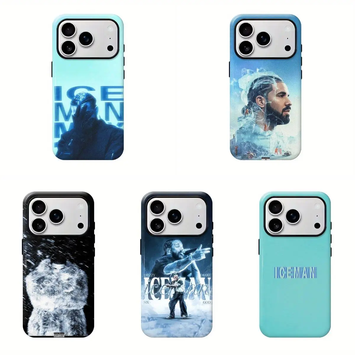 D-Drake New Album ICEMAN Phone Case, Trendy, tough Phone Case Suitable for iPhone 17-11 Pro Max/Plus and  Samsung Galaxy S23-25