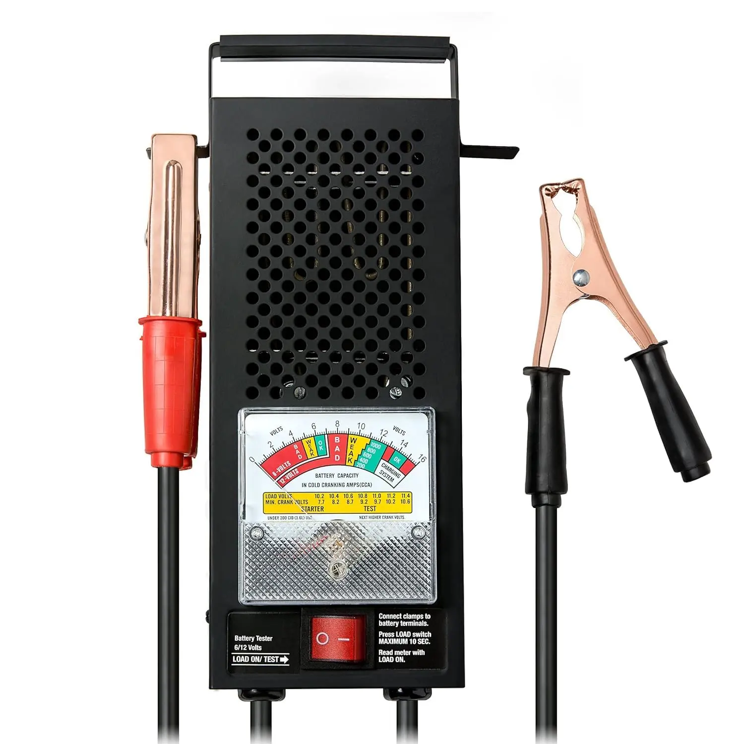 40510A Car Battery Tester| 100 AMP 6 and 12 Volt Automotive Load Checker| CCA Analyzer