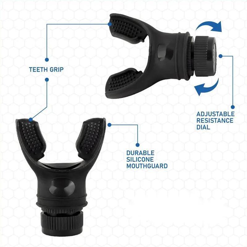Portable Breathing Trainer, Adjustable Breathing Resistance Tool, Breathing Training Tool for Home Gym Workout, Home Training Equipment, Fitness Equipment