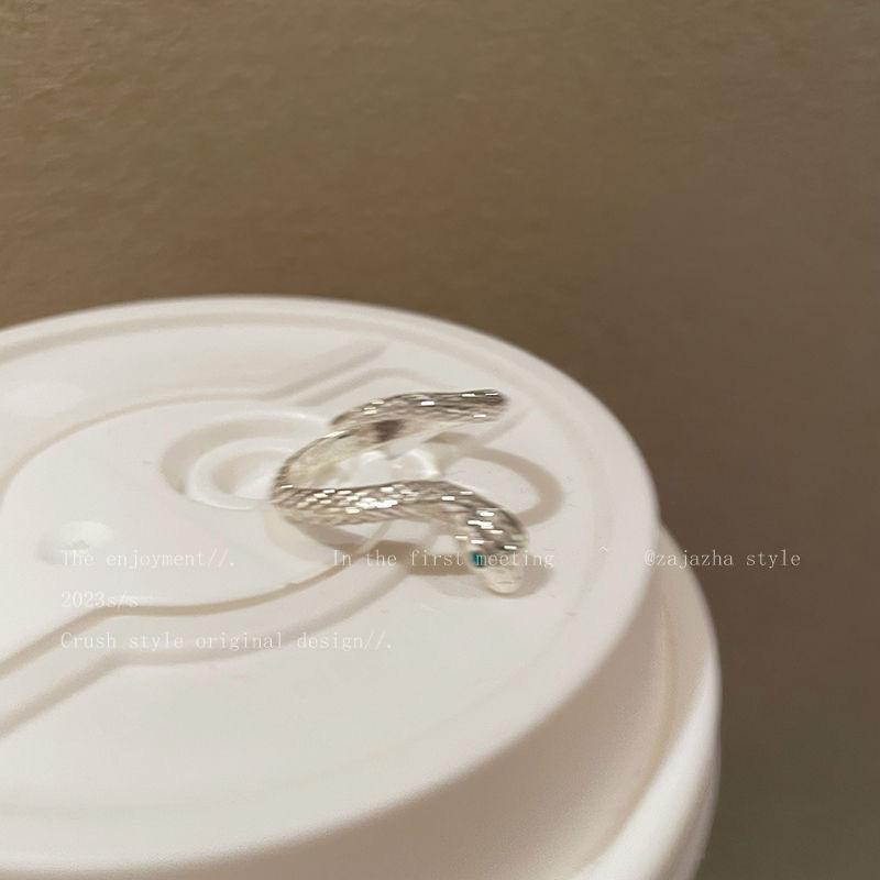 Cat Snake Ring for Women 2023 New Fashionable and Unique Minimalist Style Index Finger Ring Elegant Internet Celebrity Friendship Ring