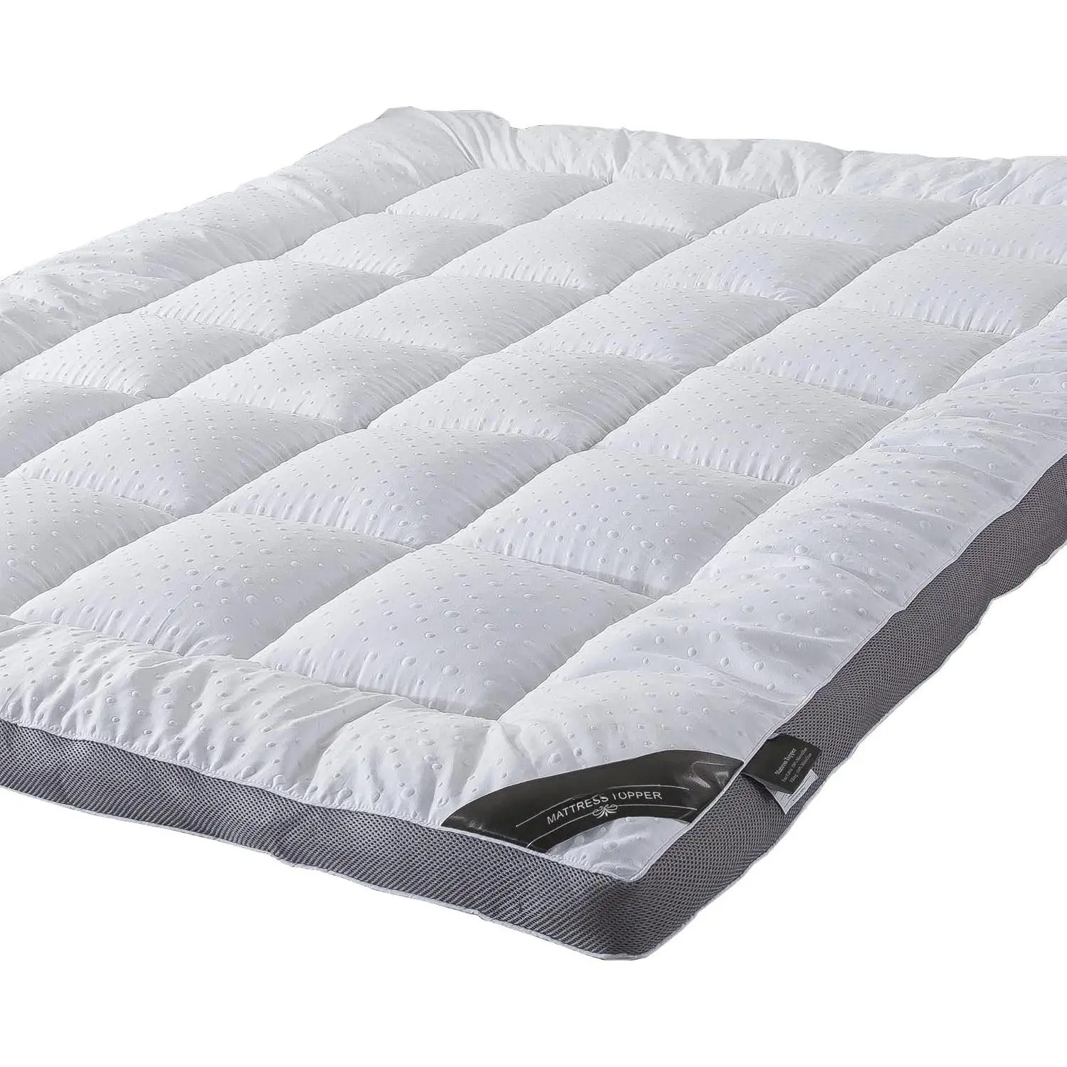 Mattress Topper  Mattress Pad Protector - Quality Plush Luxury Down Alternative Pillow Top - Extra Thick Mattress Cover( Size), White