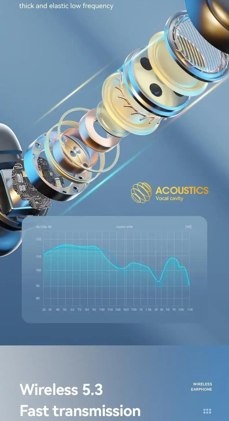 New Model 2026 X51 Wireless Earbuds Bluetooth Headset Charging Earphones Bone Conduction Headphones Sport With Mic free