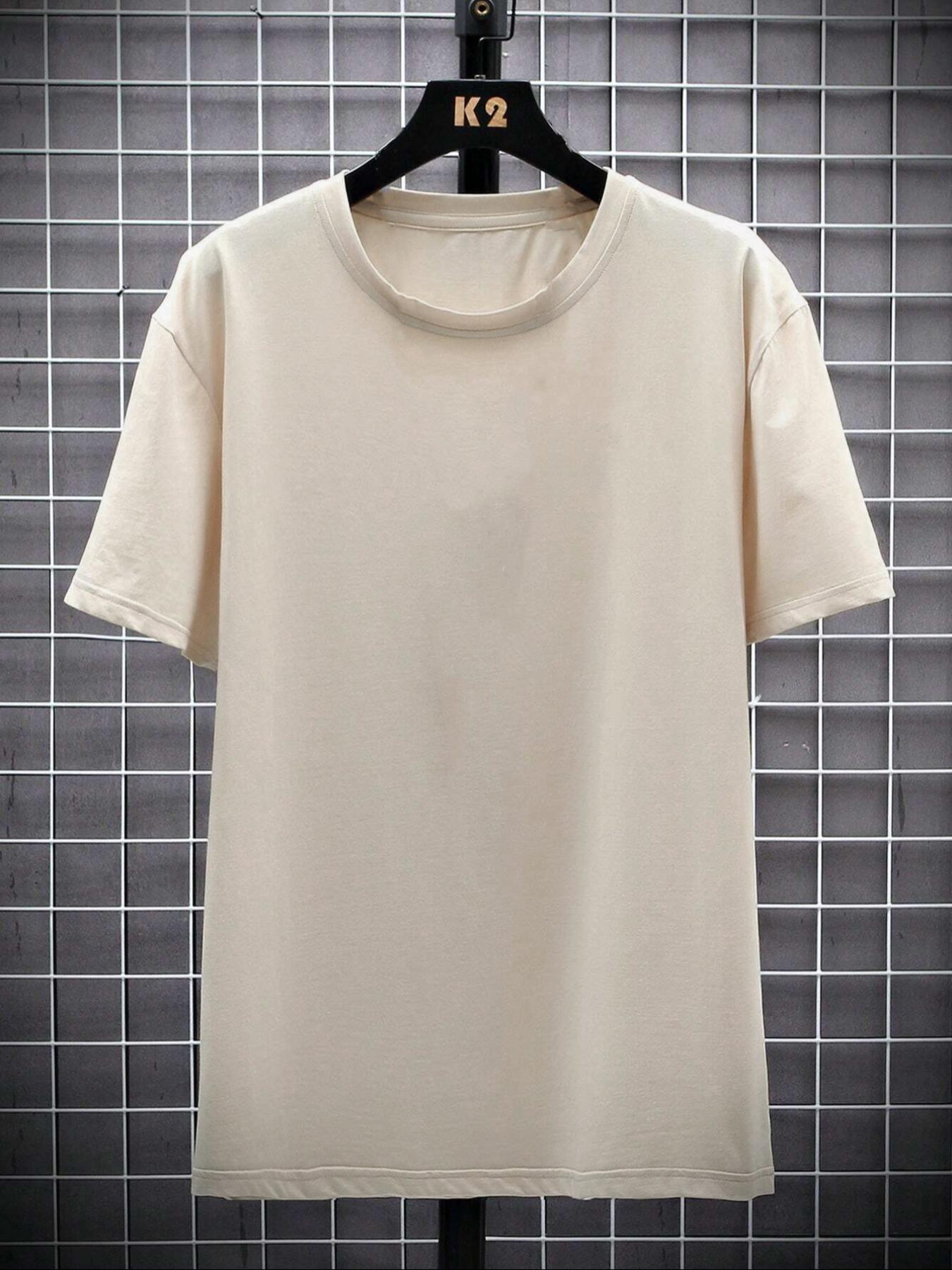 Men's Regular Fit Landscape Print Round Neck Sleep Tee, Casual Soft Comfortable Short Sleeve T-Shirt For Daily Wear, Sleepwear For All Seasons, Casual Style Tee, National Day Offers