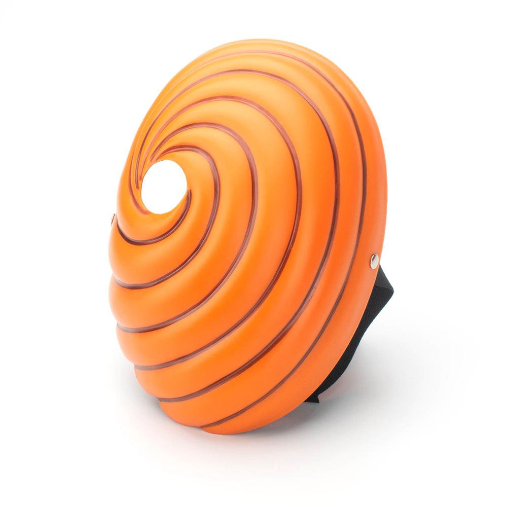 Anime Ninja Cosplay Uchiha Mask Tobi Obito Akatsuki Ninja Madara Cosplay Costume Props Halloween Party Mask Headgear Cos Obito