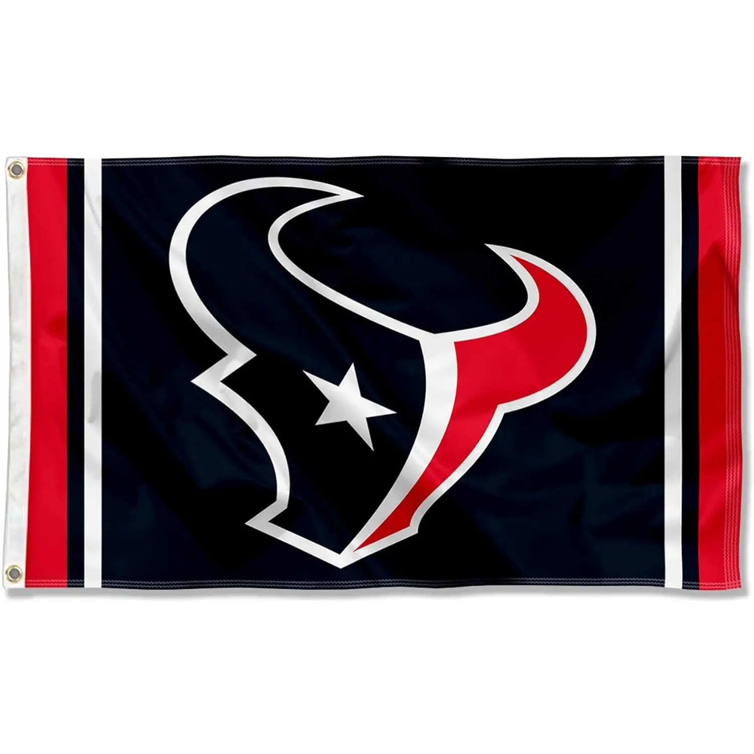 Houston Texans New Logo Large 3x5 FT Flag  Football Team Banner Indoor Outdoor Home Garden Wall Decor