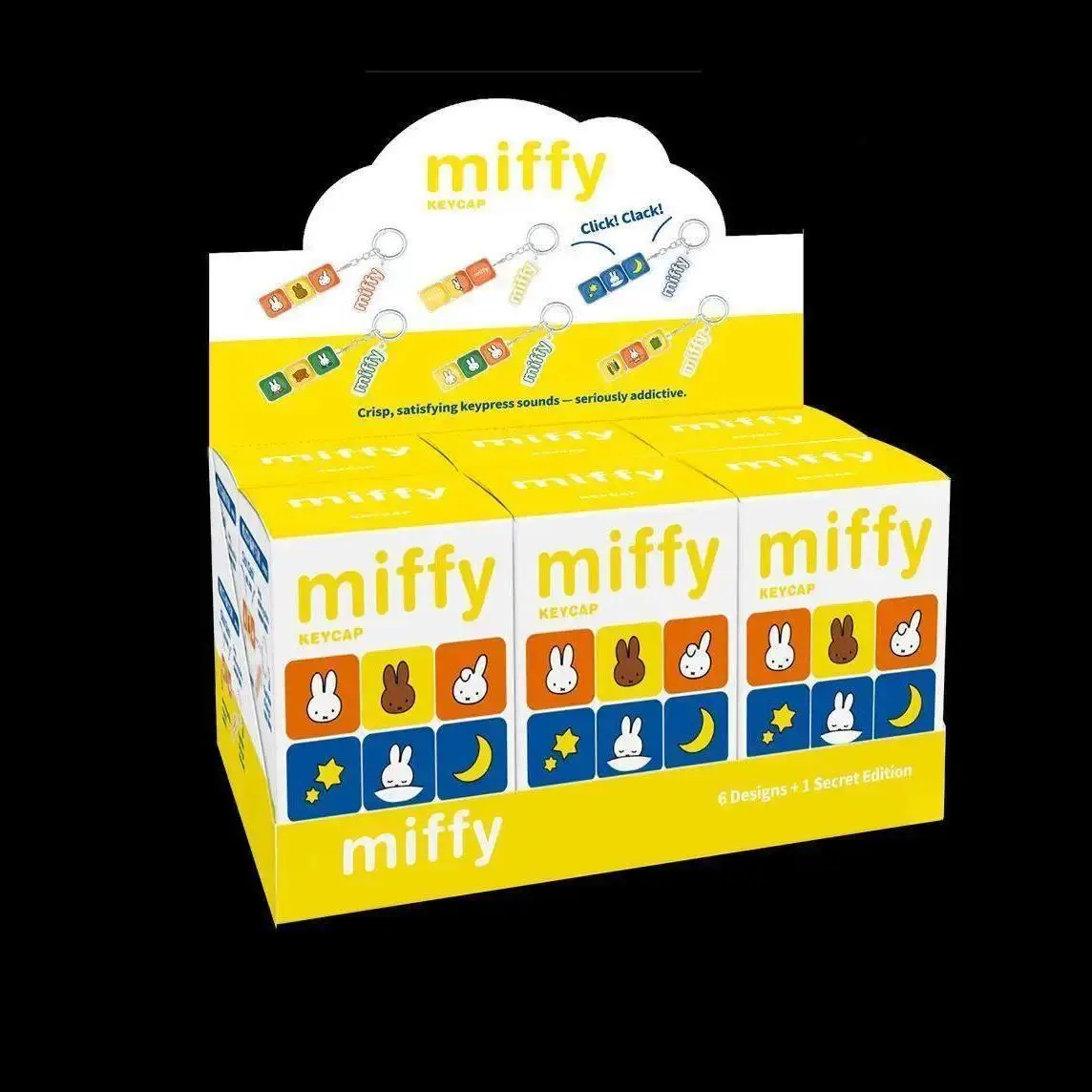 Anime Miffy Can Be Pressed Keycaps Pendant Blind Box Cartoon Daily Unzip Toys Keychain Lovely Cute Kawaii Good Looks Gift New