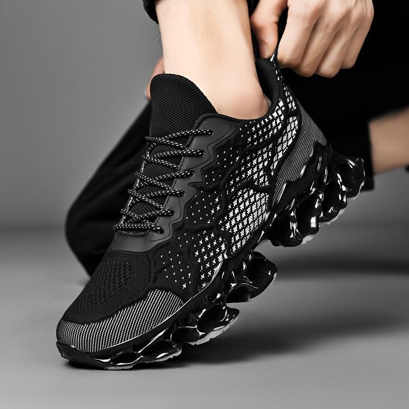 [Vibrant Sneakers] Lightweight Breathable Men's Knitted Sneakers|     Vibrant Orange Casual Shoes for Jogging, Tennis, Gym & Spring Summer - Secure Laceup Closure, Comfortable Fabric Upper, Durable Construction