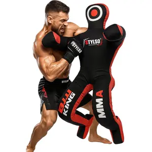 Un-Filled Grappling Dummy for BJJ MMA Jiu Jitsu Judo Karate Wrestling Practice for Adult Kids